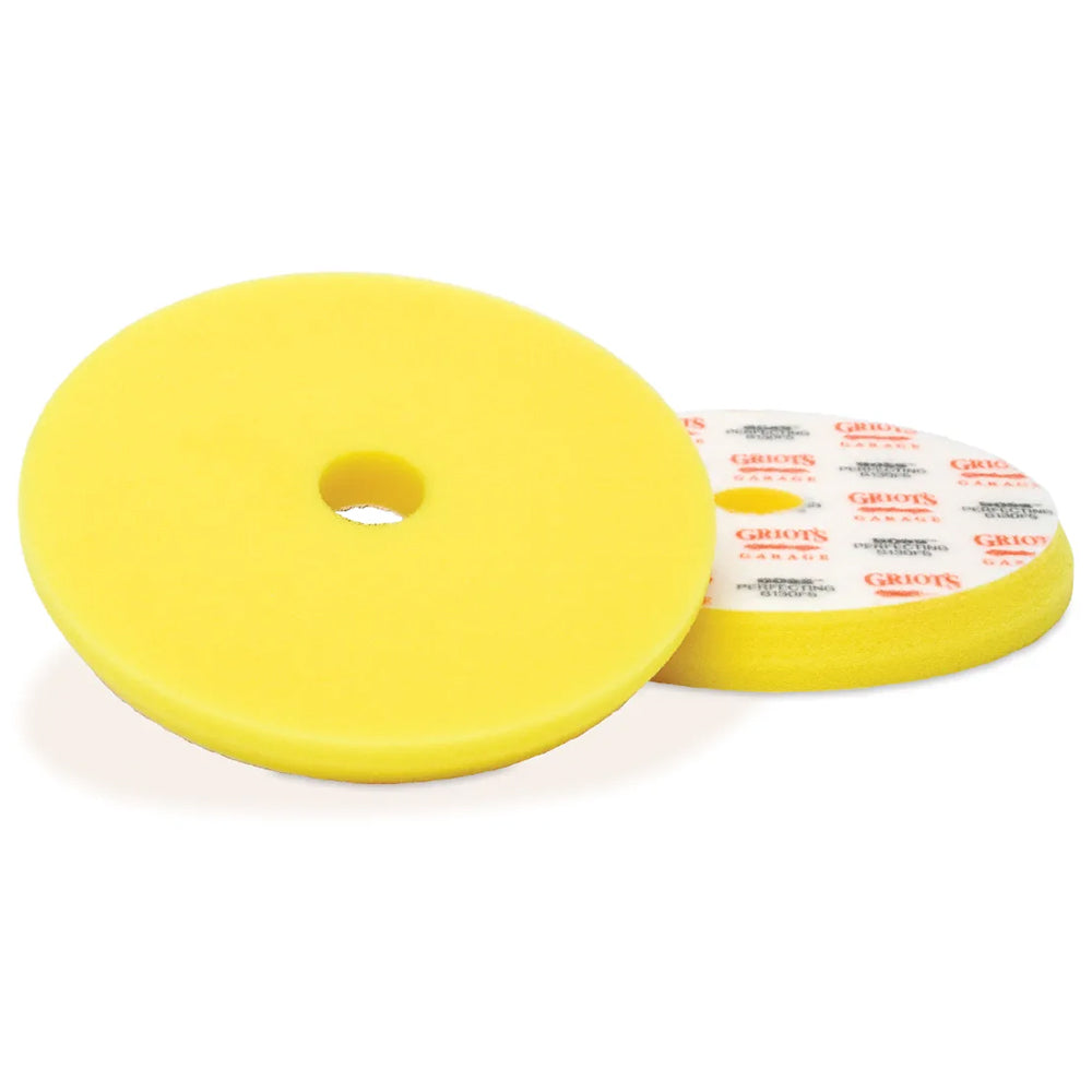 Griot's Garage BOSS Foam Perfecting Pads - 5.5", Yellow (2 pack)