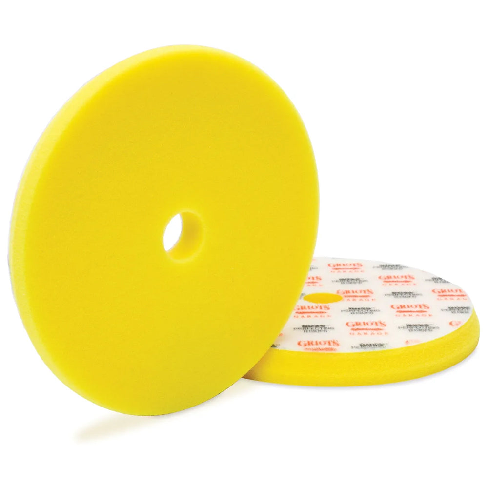 Griot's Garage BOSS Foam Perfecting Pads - 6.5", Yellow (2 pack)