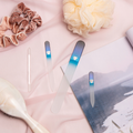 4-Piece Czech Glass Manicure & Pedicure Set in Cobalt
