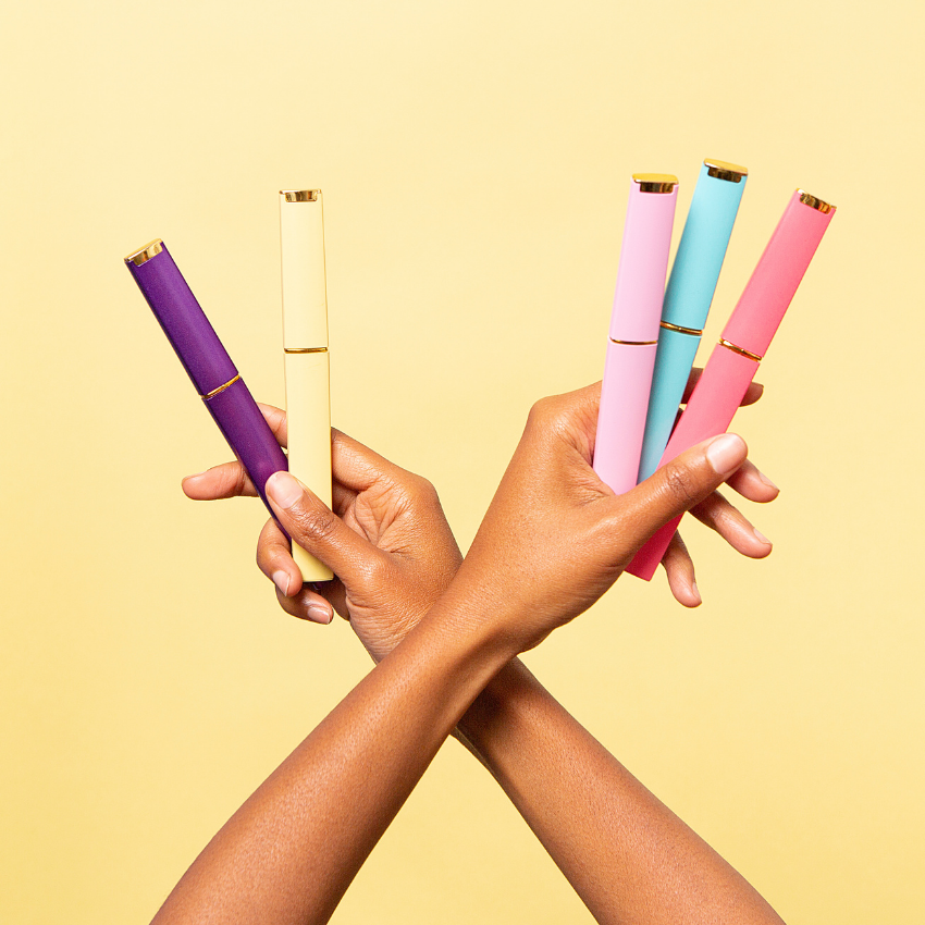 5-Pack Czech Glass Nail Files in Hard Cases - Sunset Drive