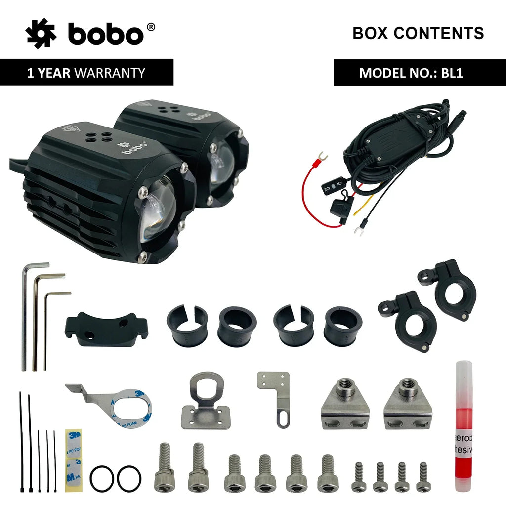 BOBO BL1 Auxiliary LED Lights with Dual Colour & 6000 Lumens
