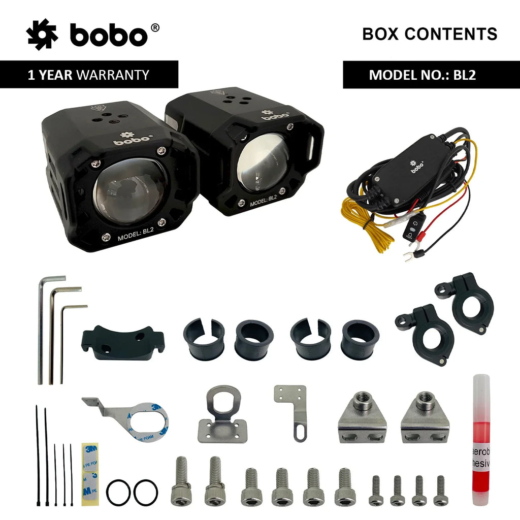 BOBO BL2 Auxiliary LED Lights with Dual Colour & 9000 Lumens