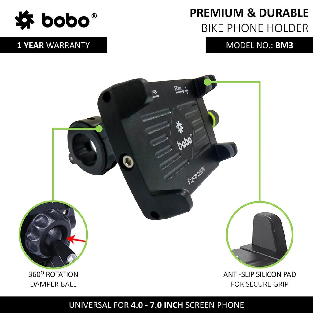 BOBO BM3 Aluminum Bike Phone Holder