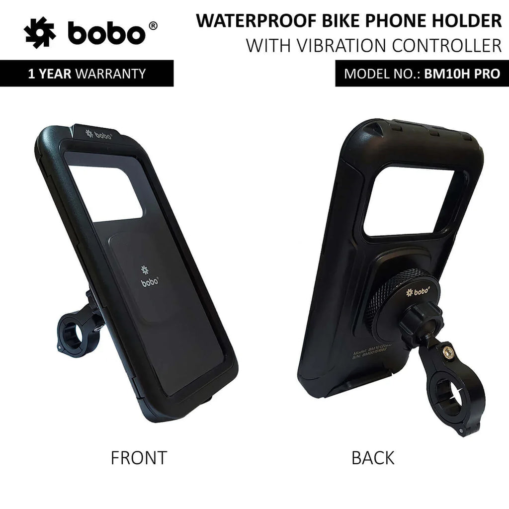 BOBO BM10H PRO Fully Waterproof Bike Phone Holder with Vibration Controller