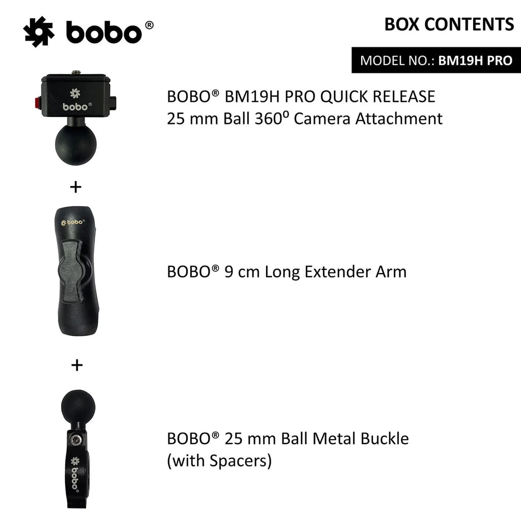 BOBO BM19H PRO – 360 Degree Camera Mount