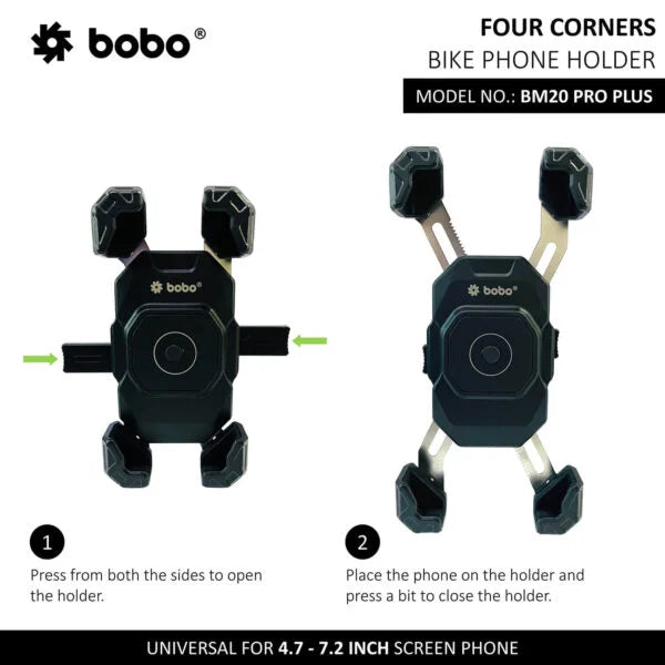 BOBO BM20 PRO PLUS 4-Corner Grip with PRO PLUS Vibration Damper