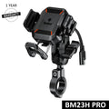 BOBO BM23H/M PRO Phone Holder with Wireless & 36W USB-C Charging and Anti Vibration