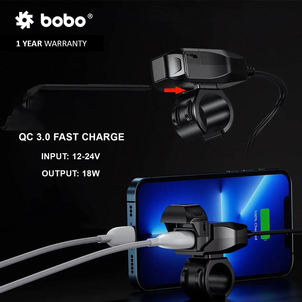 BOBO CG1 Motorcycle Charger Port