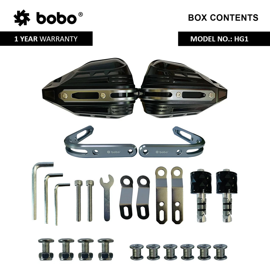 BOBO HG1 Universal Bike Motorcycle Hand Guard, Wind Deflector