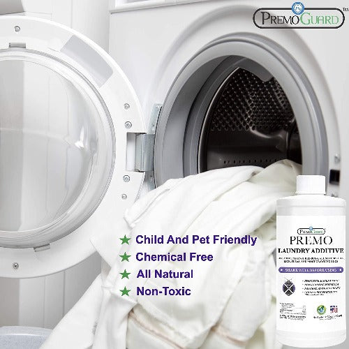 Bed Bug & Mite Killer Laundry Additive - All Natural Non-Toxic - By Premo Guard