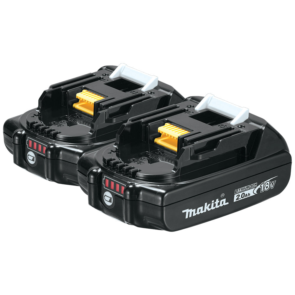 Makita 18V LXT Lithium-Ion 2.0Ah Battery, BL1820B-2 (2 pack)