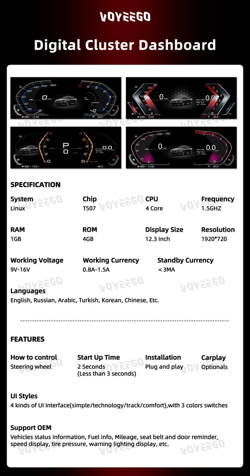 1 Series E81 E82 E87 E88 2006-2011 Digital LCD Cluster