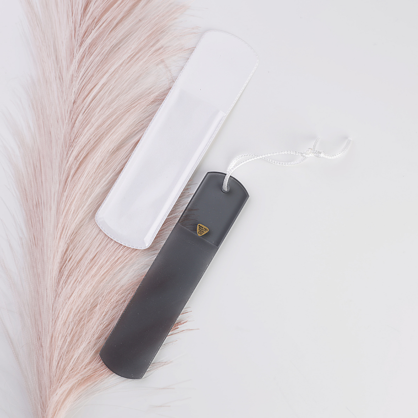Single Czech Glass Polisher Foot File in Grey