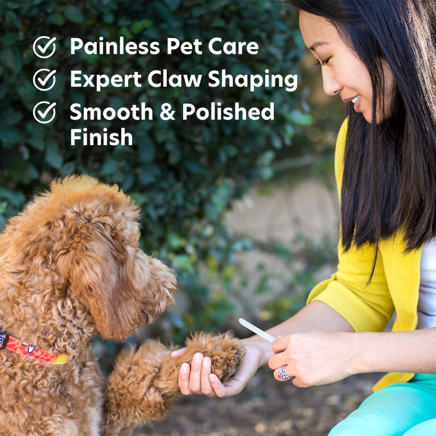 Pet Czech Glass Nail File - Claw Grooming File for Dogs, Cats, and Birds
