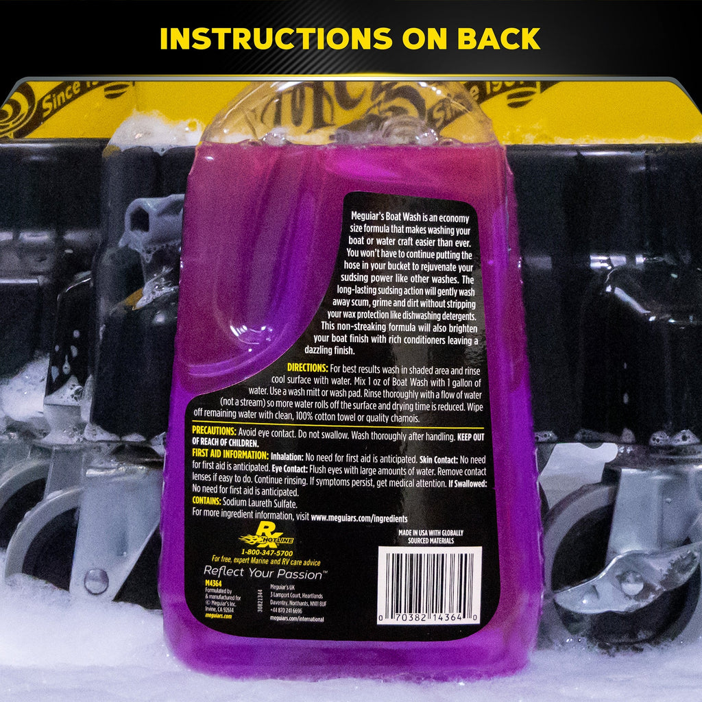 Meguiar's Marine/RV Wash #43, M4364 - 64 oz.