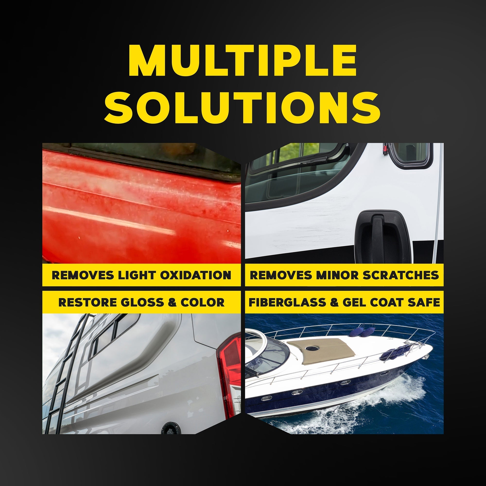 Meguiar's Marine/RV One Step Cleaner Wax #50, M5001 - 1 gal.