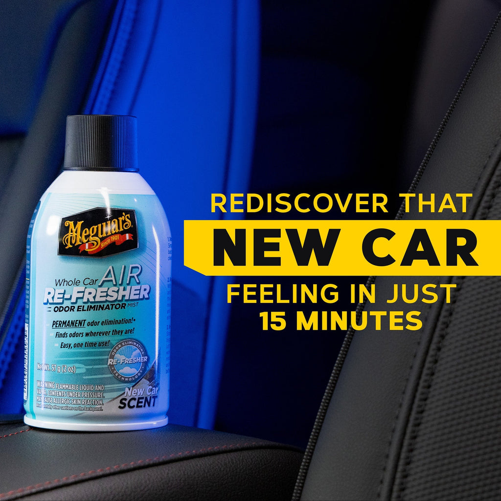 Meguiar's Whole Car Air Refresher Odor Eliminator, G16402 - New Car Scent