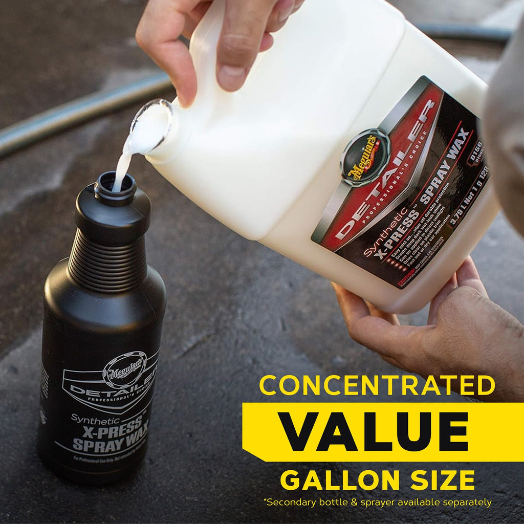 Meguiar's Synthetic X-Press Spray Wax, D15601 - 1 gal.