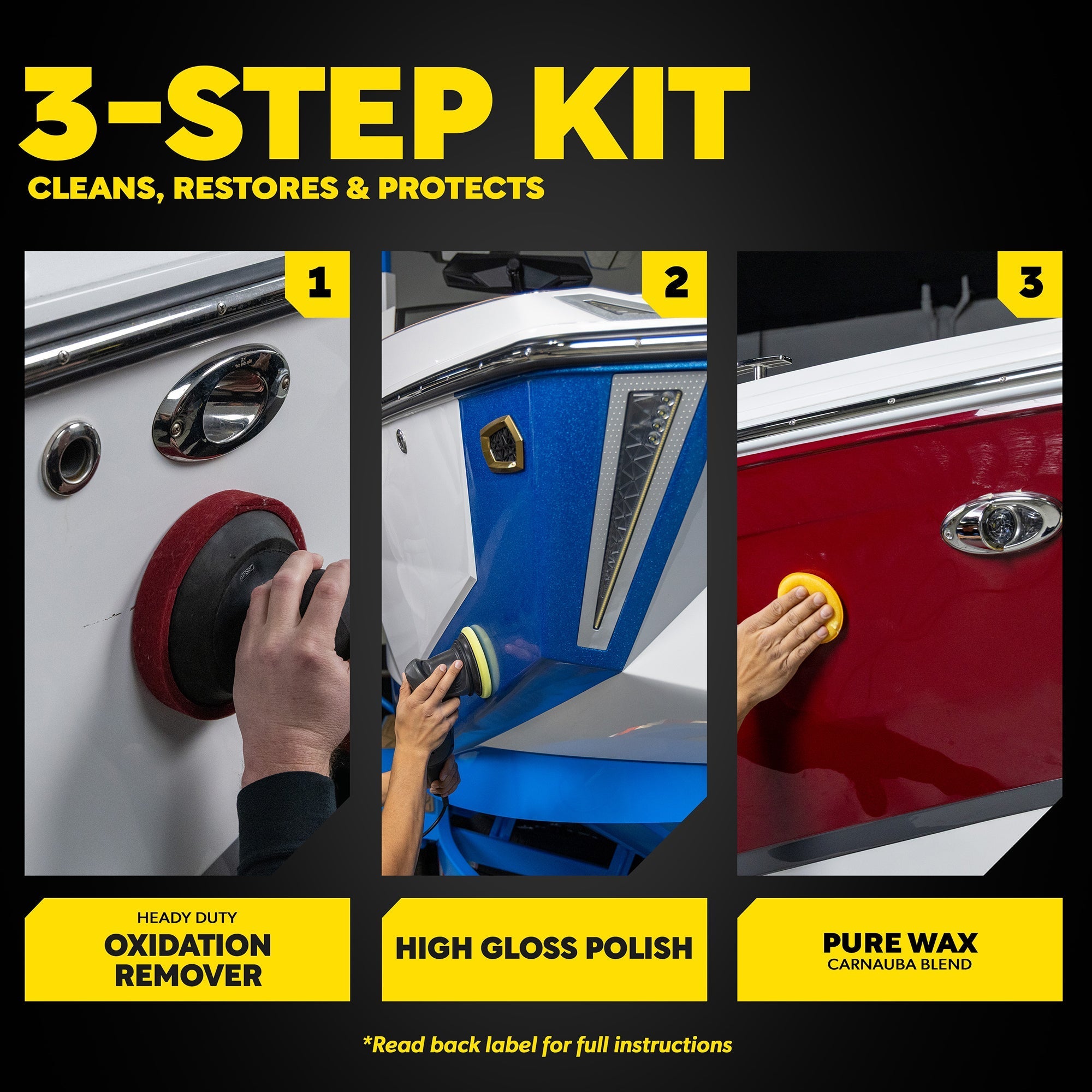 Meguiar's Marine/RV Fiberglass Restoration System, M4965