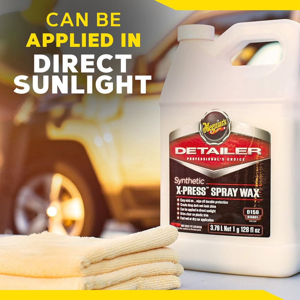 Meguiar's Synthetic X-Press Spray Wax, D15601 - 1 gal.