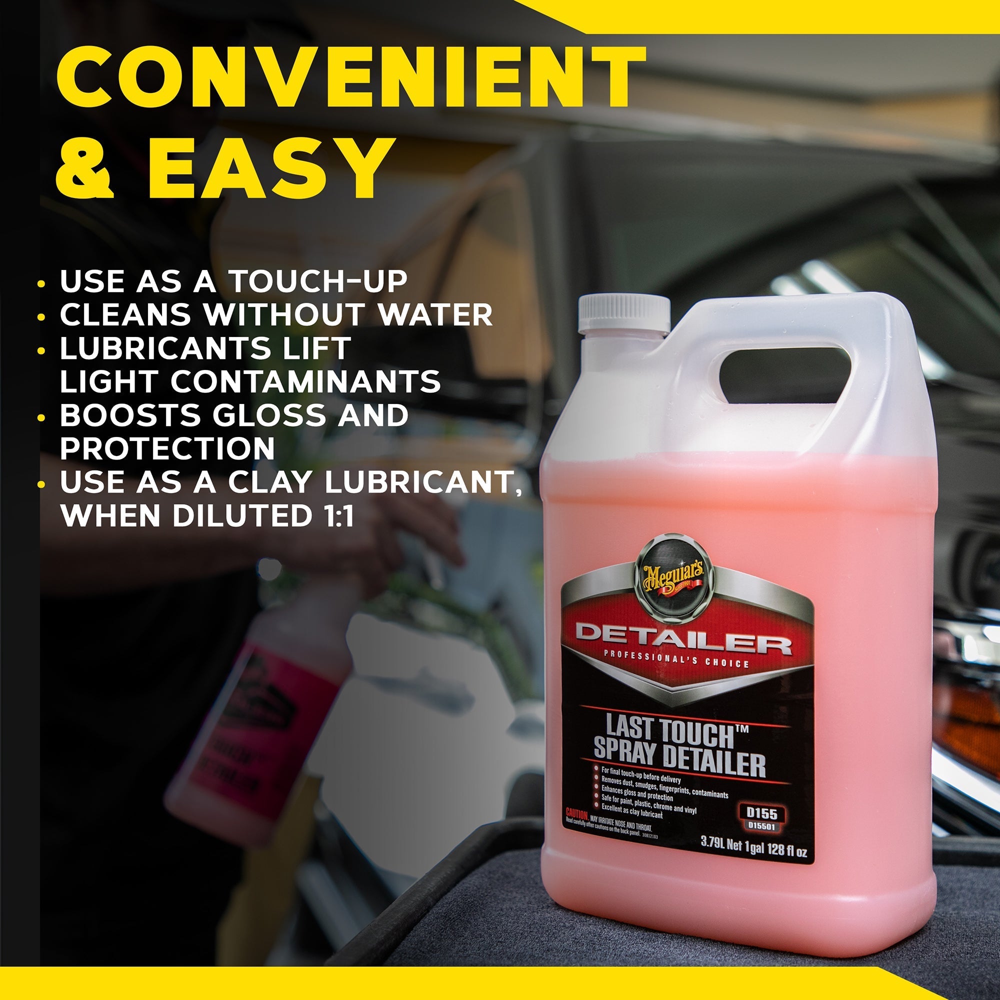 Meguiar's Last Touch Spray Detailer, D15501 - 1 gal.