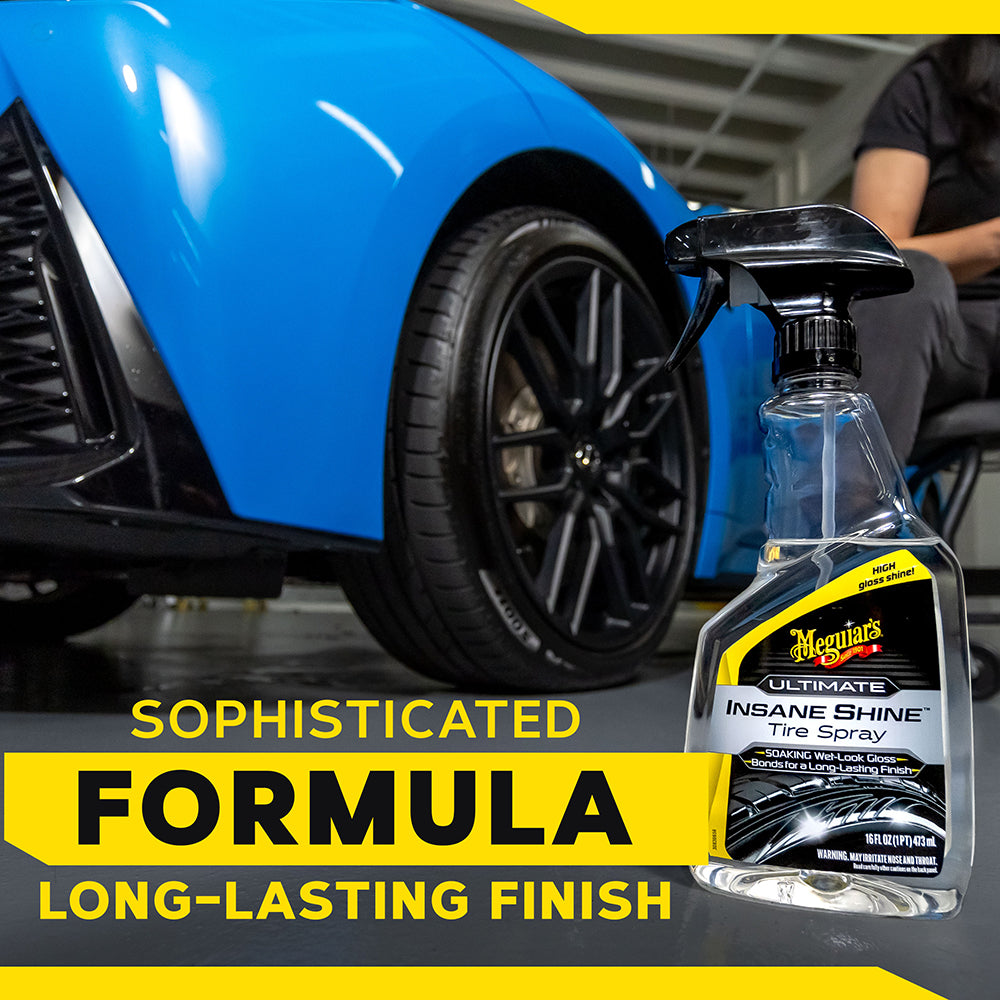 Meguiar's Ultimate Insane Shine Tire Spray, G250816 - 16 oz.