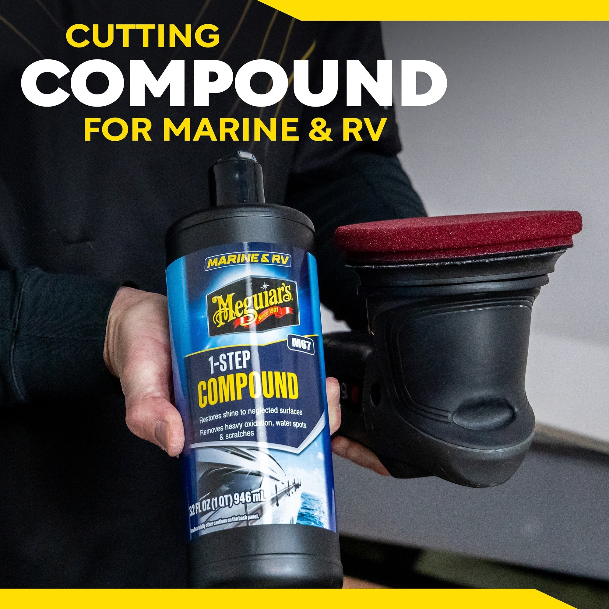 Meguiar's Marine/RV One Step Compound #67, M6732 - 32 oz.
