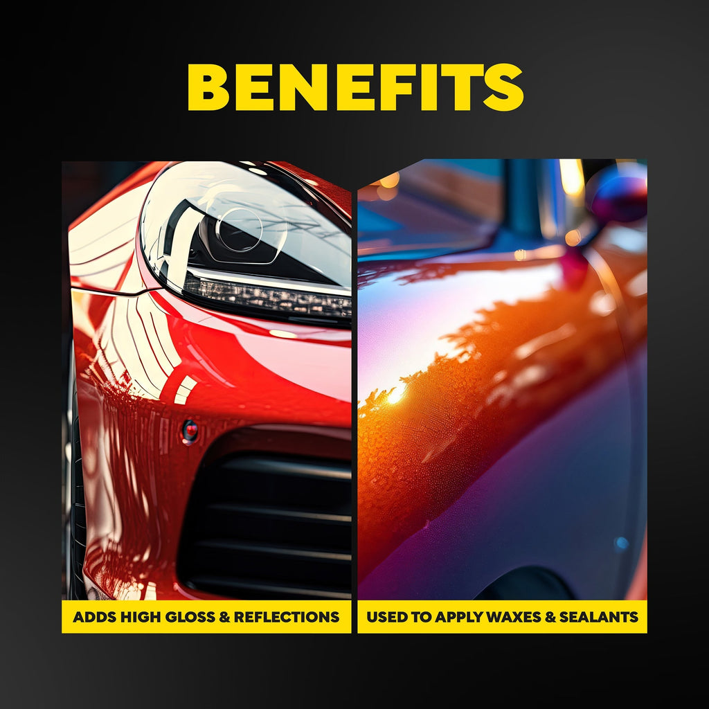 Meguiar's Professional Foam Finishing Pads, M6FFP2 - 6", Black (2 pack)