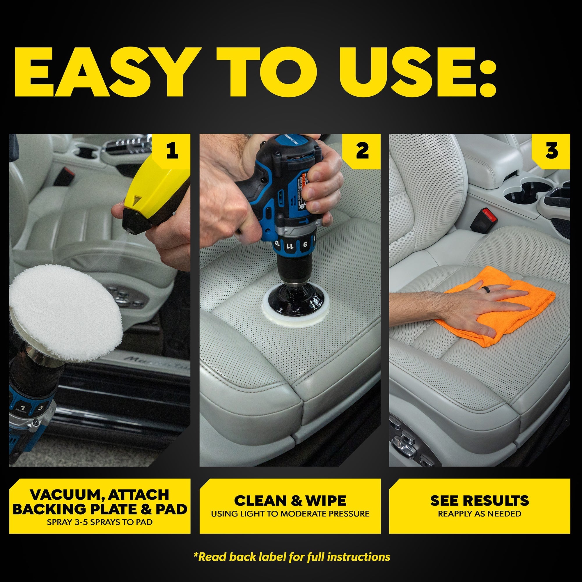Meguiar's Quik Solutions Leather Care Kit