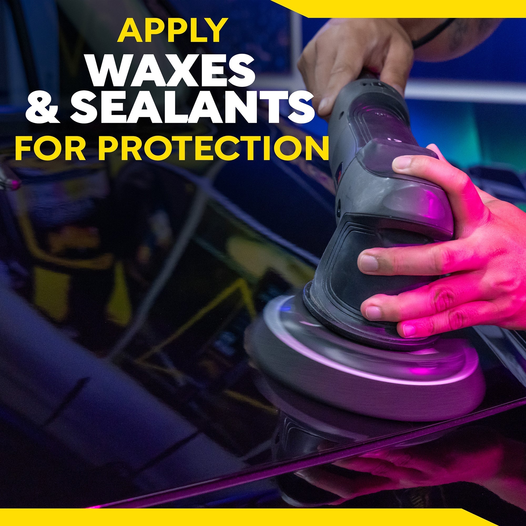 Meguiar's Professional Foam Finishing Pads, M6FFP2 - 6", Black (2 pack)