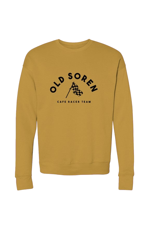 Vintage Cafe Racer Drop Shoulder Sweatshirt