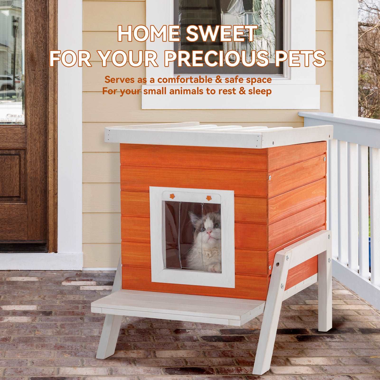 PETSFIT Heated Cat House For Outside