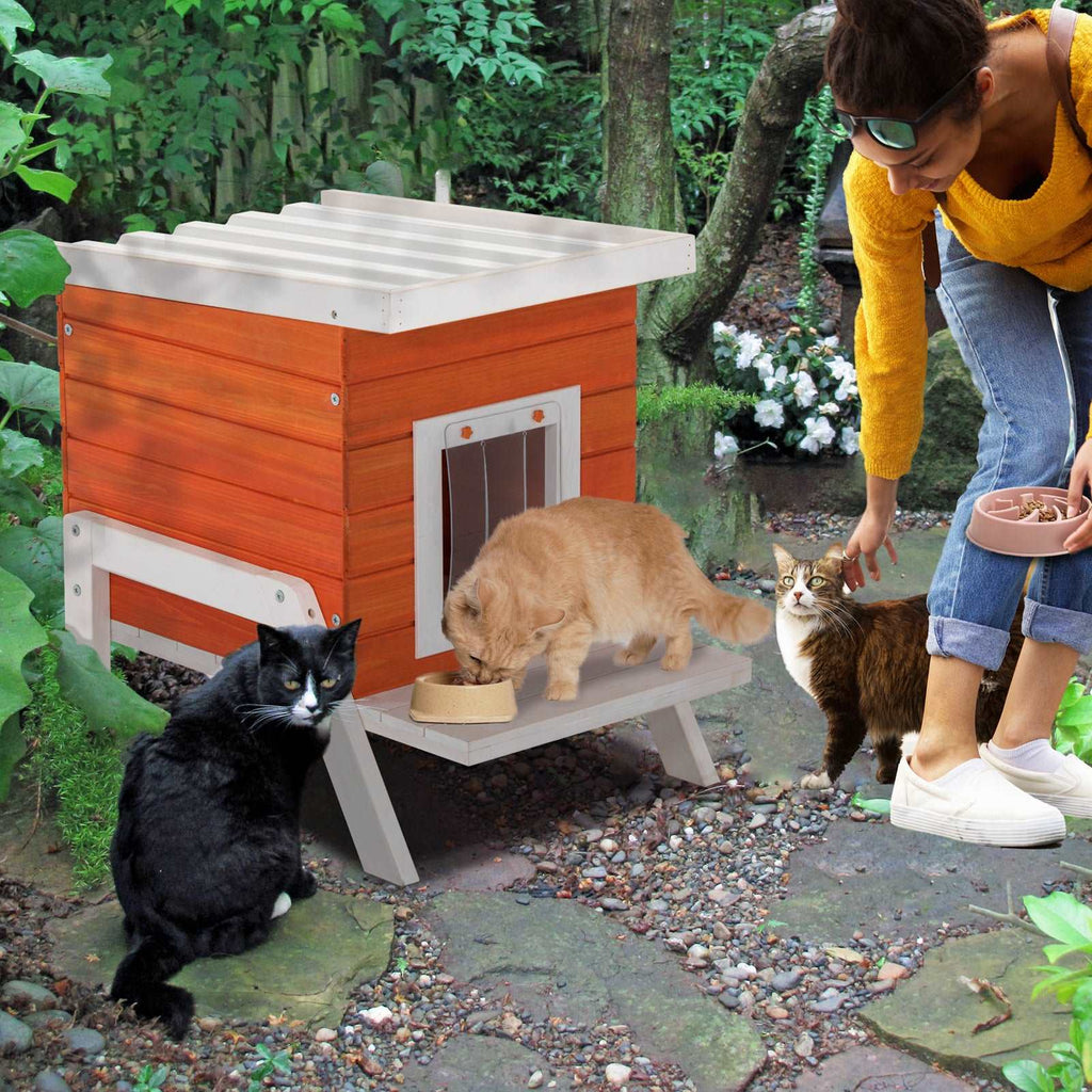 PETSFIT Heated Cat House For Outside