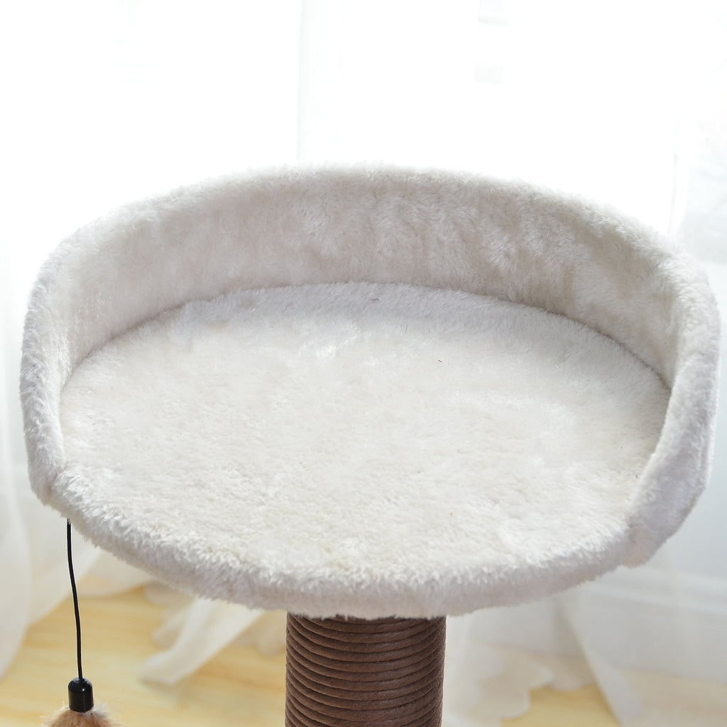 Catry Nirvana Cat Tree with Cat Hammock and Feather Toy