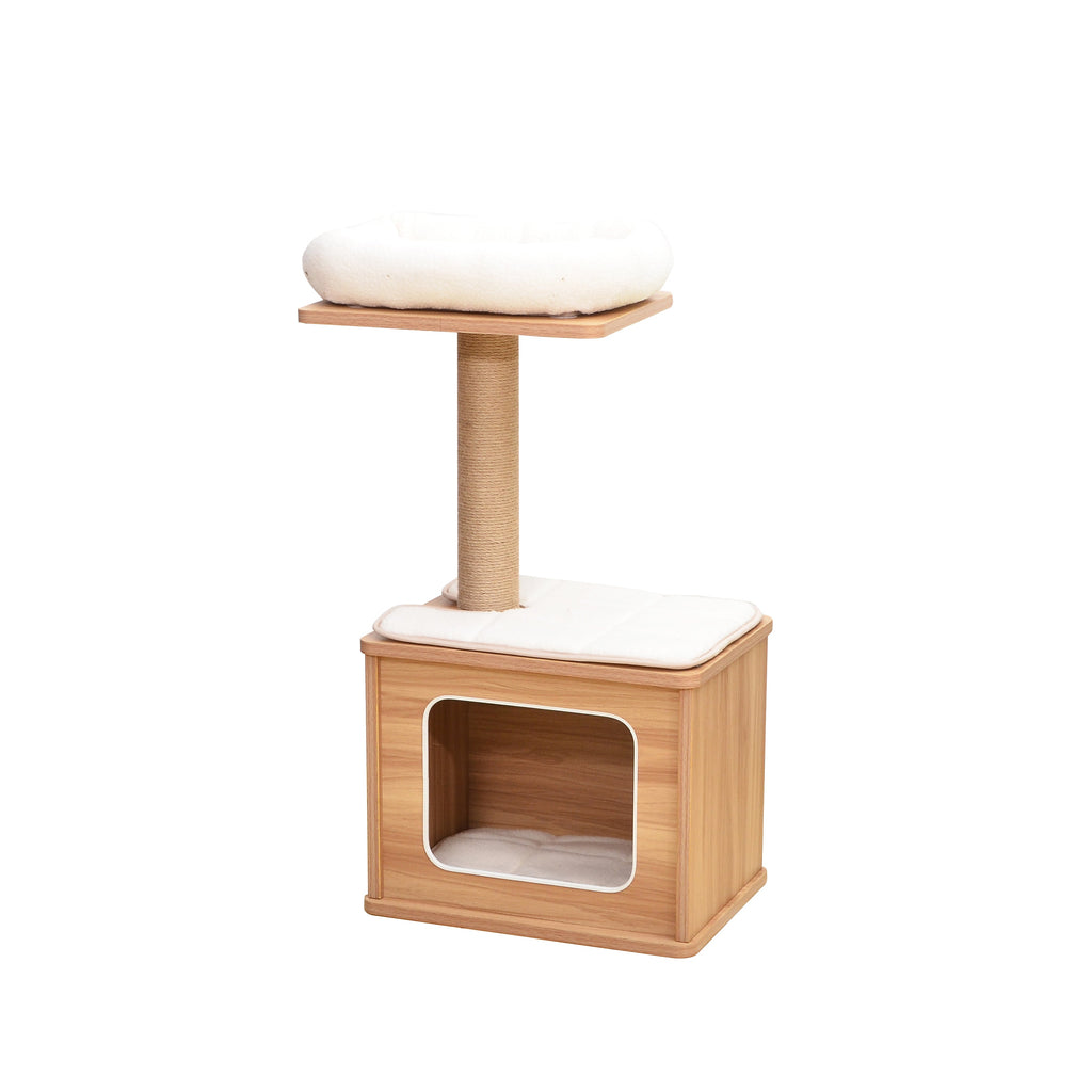 Catry Cedar Cat Tree Condo