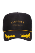 Cafe Racer Gold Leaf Trucker Hat
