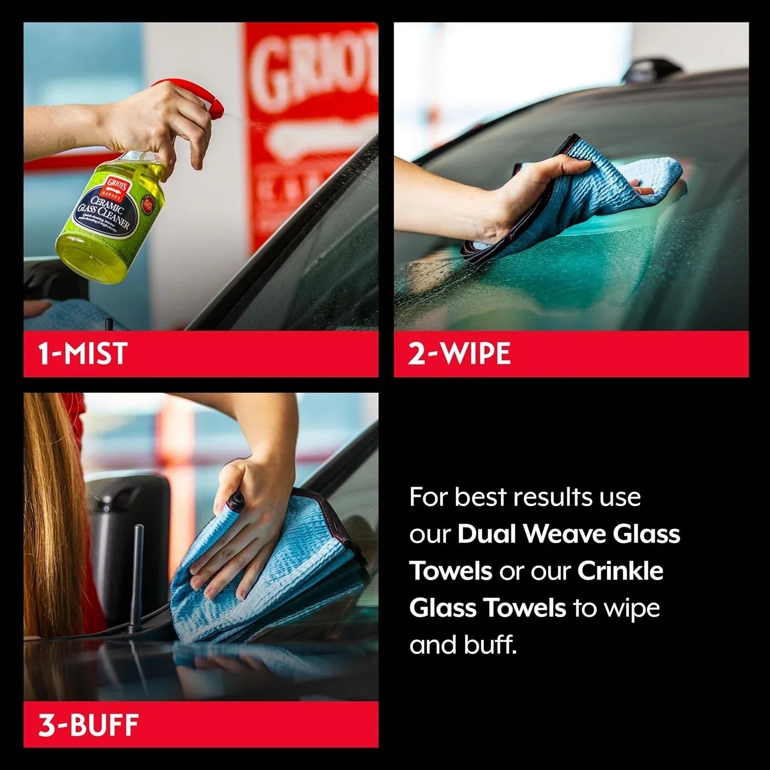 Griot's Garage Ceramic Glass Cleaner - 22 oz.