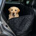 Formosa Covers Car Seat Hammock Cover with Non-Slip Fabric for Dogs and Pets Black