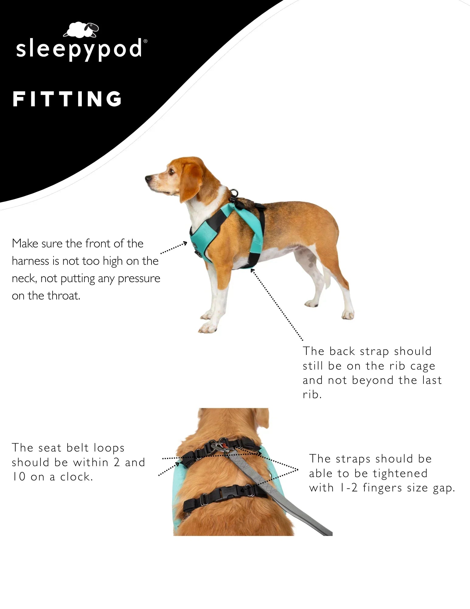 Sleepypod Clickit Range Harness - Next Generation Car Safety