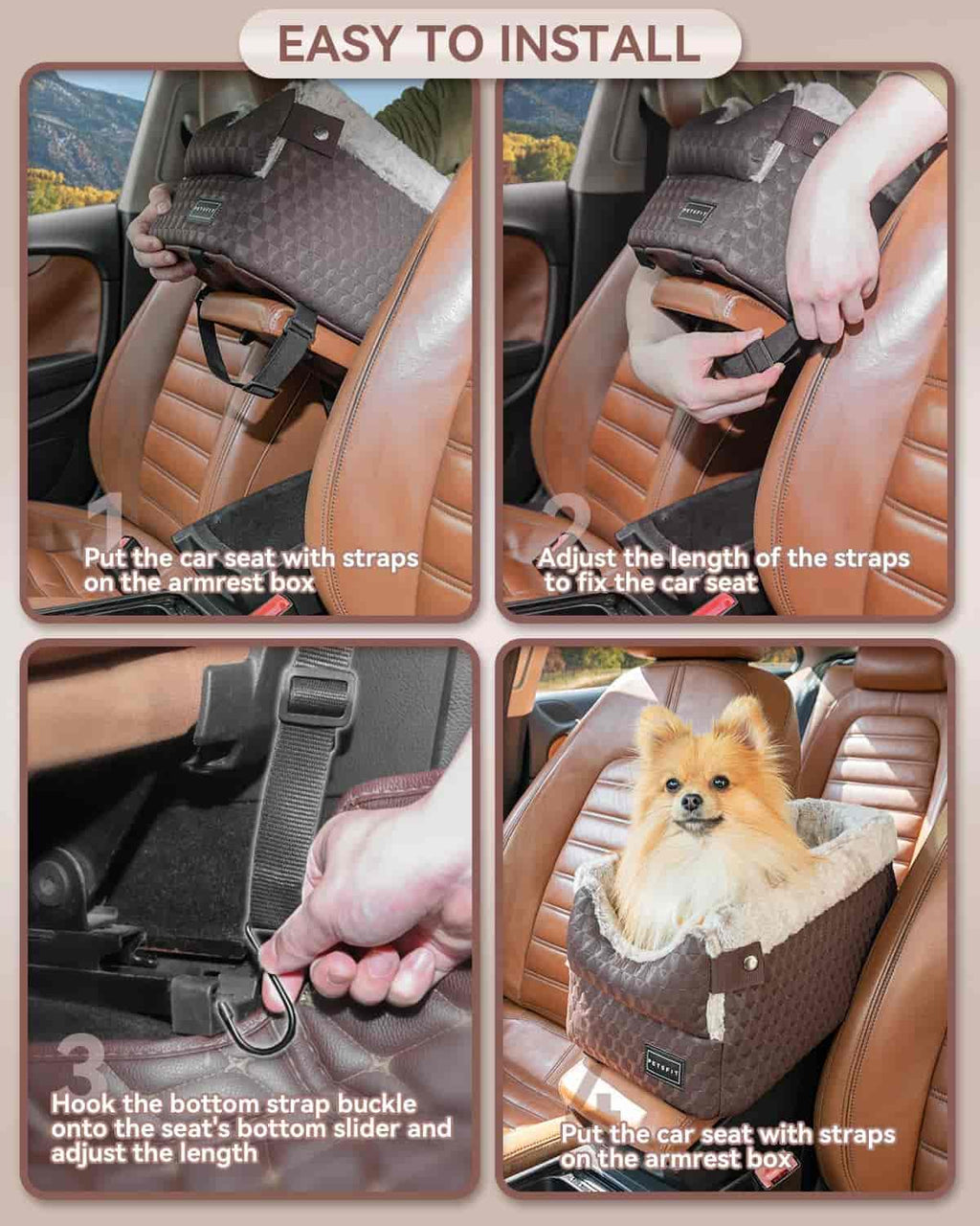 PETSFIT Console Dog Car Seat