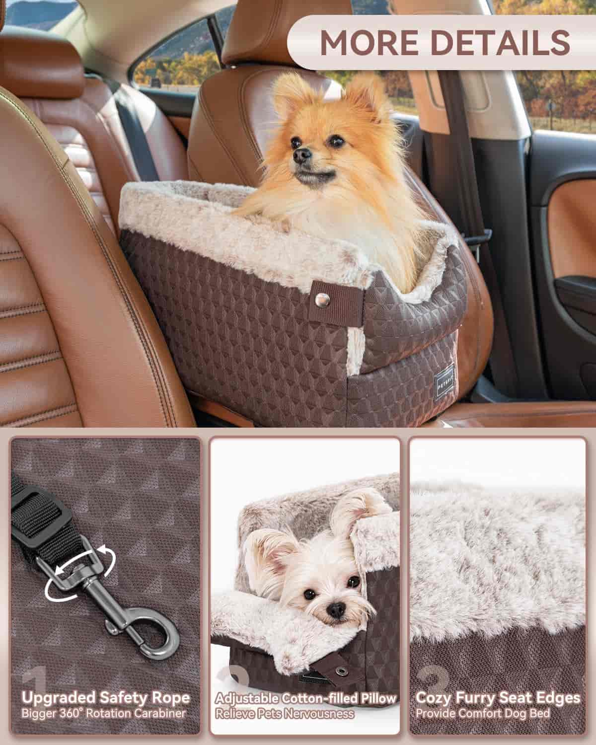 PETSFIT Console Dog Car Seat