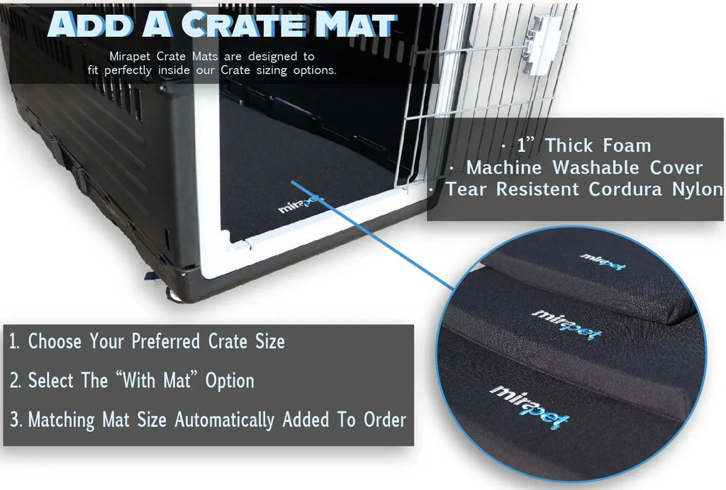 Mirapet Collapsible Hard-Sided Pet Crate –  Easy Travel & Storage