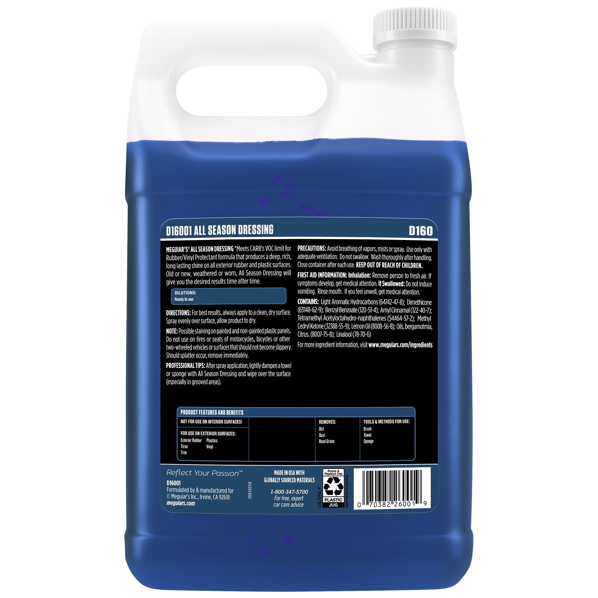 Meguiar's Shampoo Plus, D11101 - 1 gal.