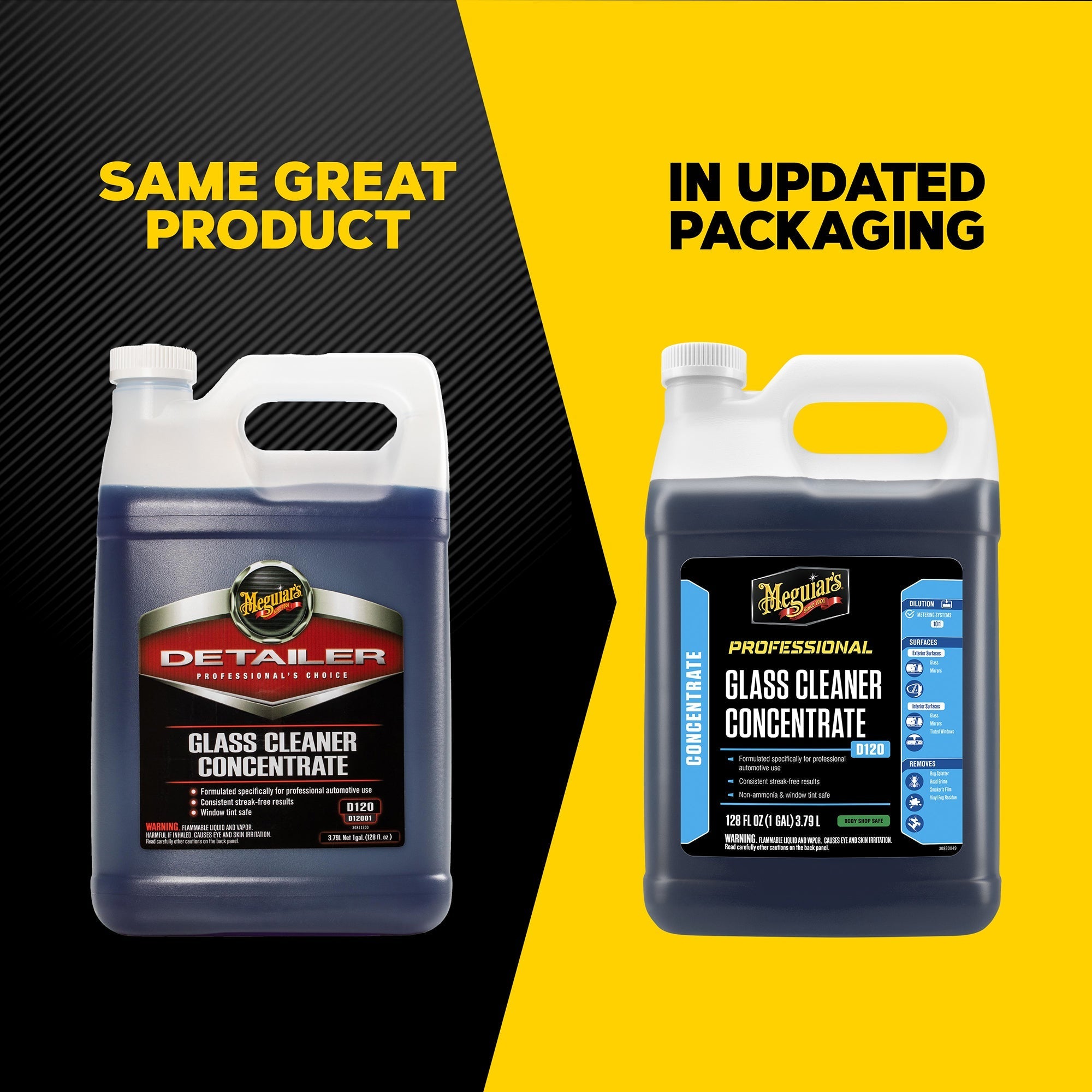 Meguiar's Glass Cleaner Concentrate, D12001 - 1 gal.