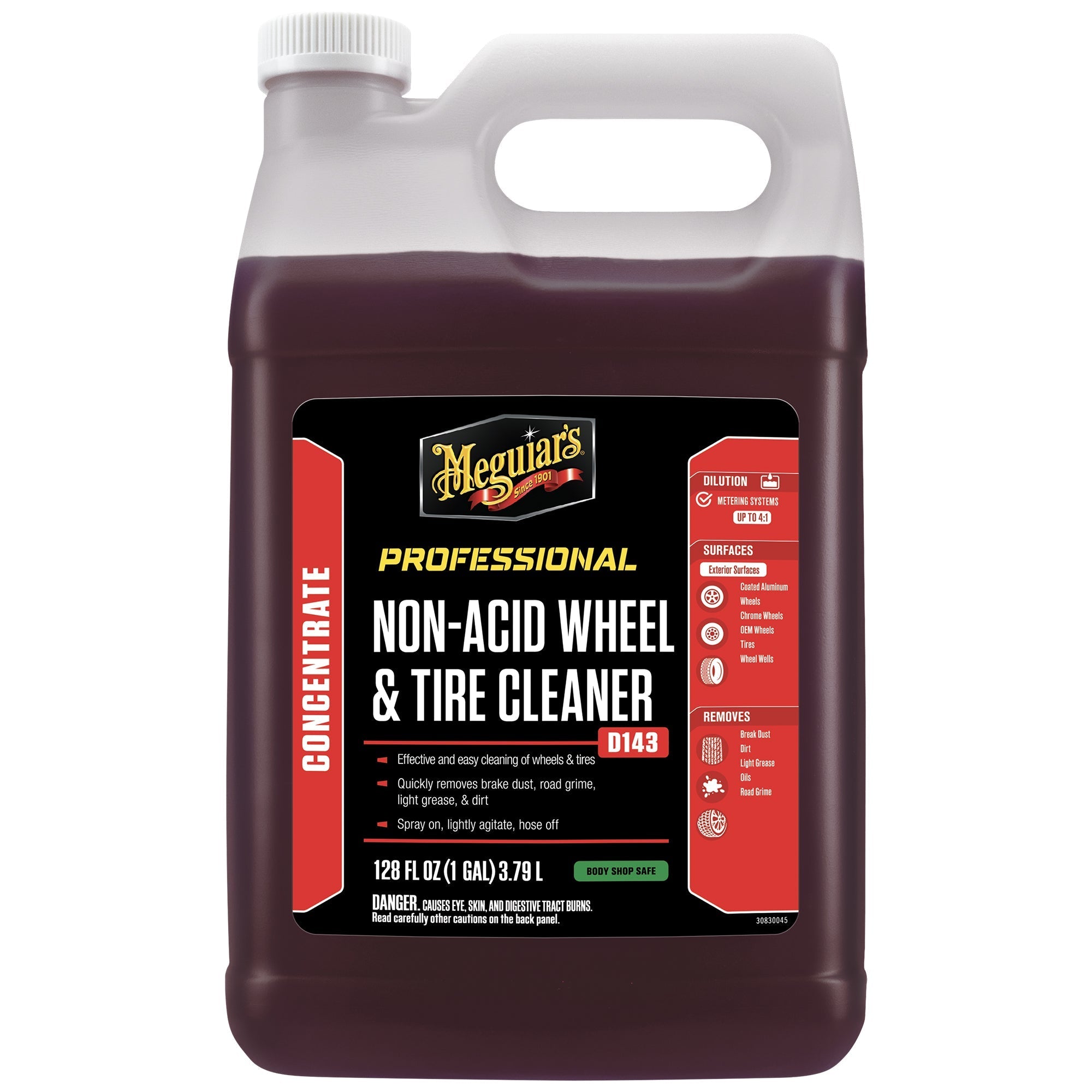 Meguiar's Non Acid Wheel & Tire Cleaner, D14301 - 1 gal.