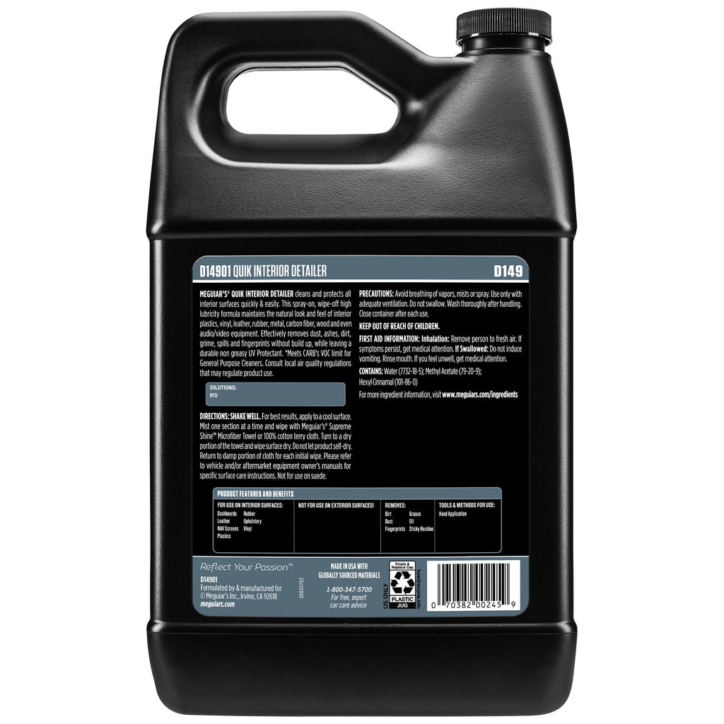 Meguiar's Quik Interior Detailer, D14901 - 1 gal.