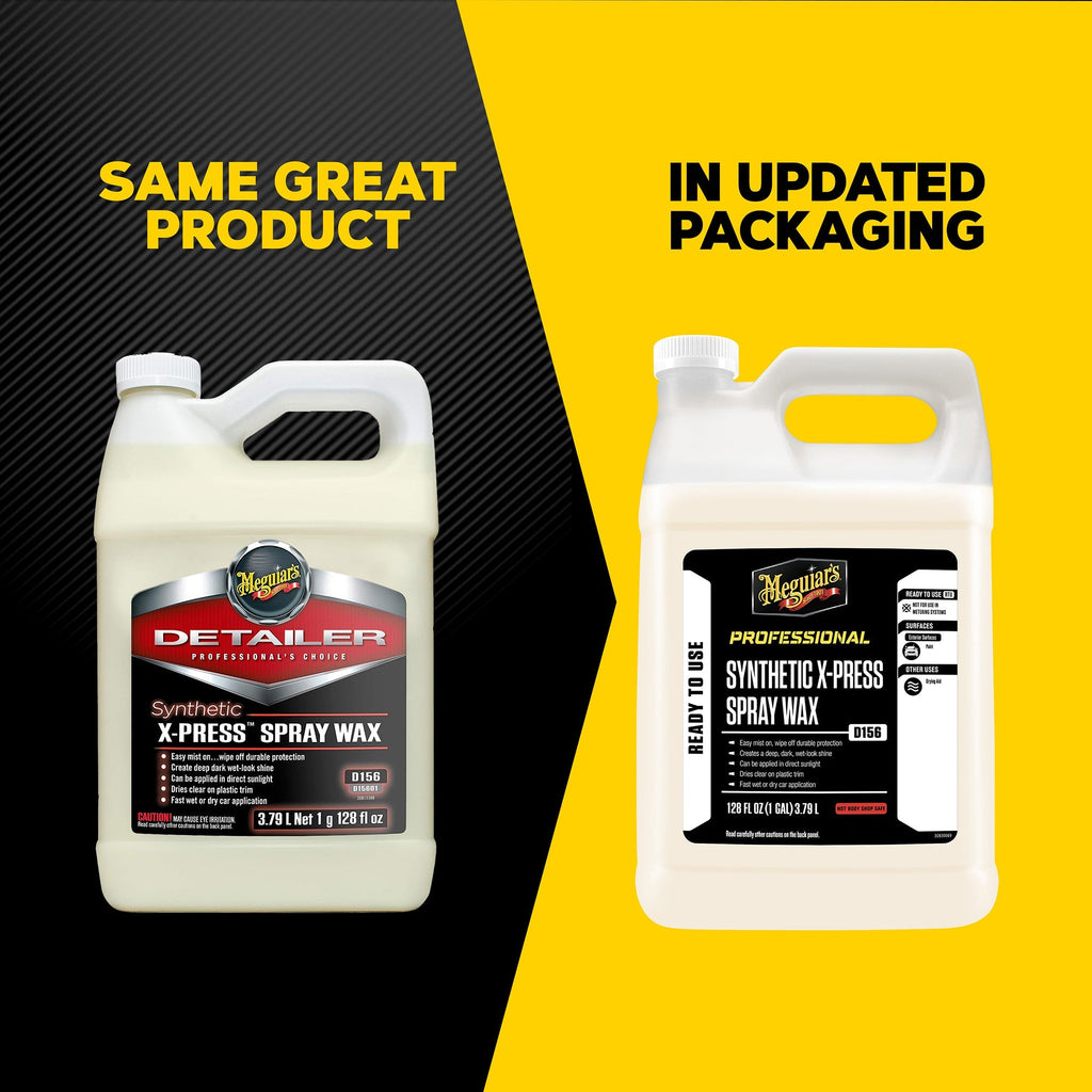 Meguiar's Synthetic X-Press Spray Wax, D15601 - 1 gal.