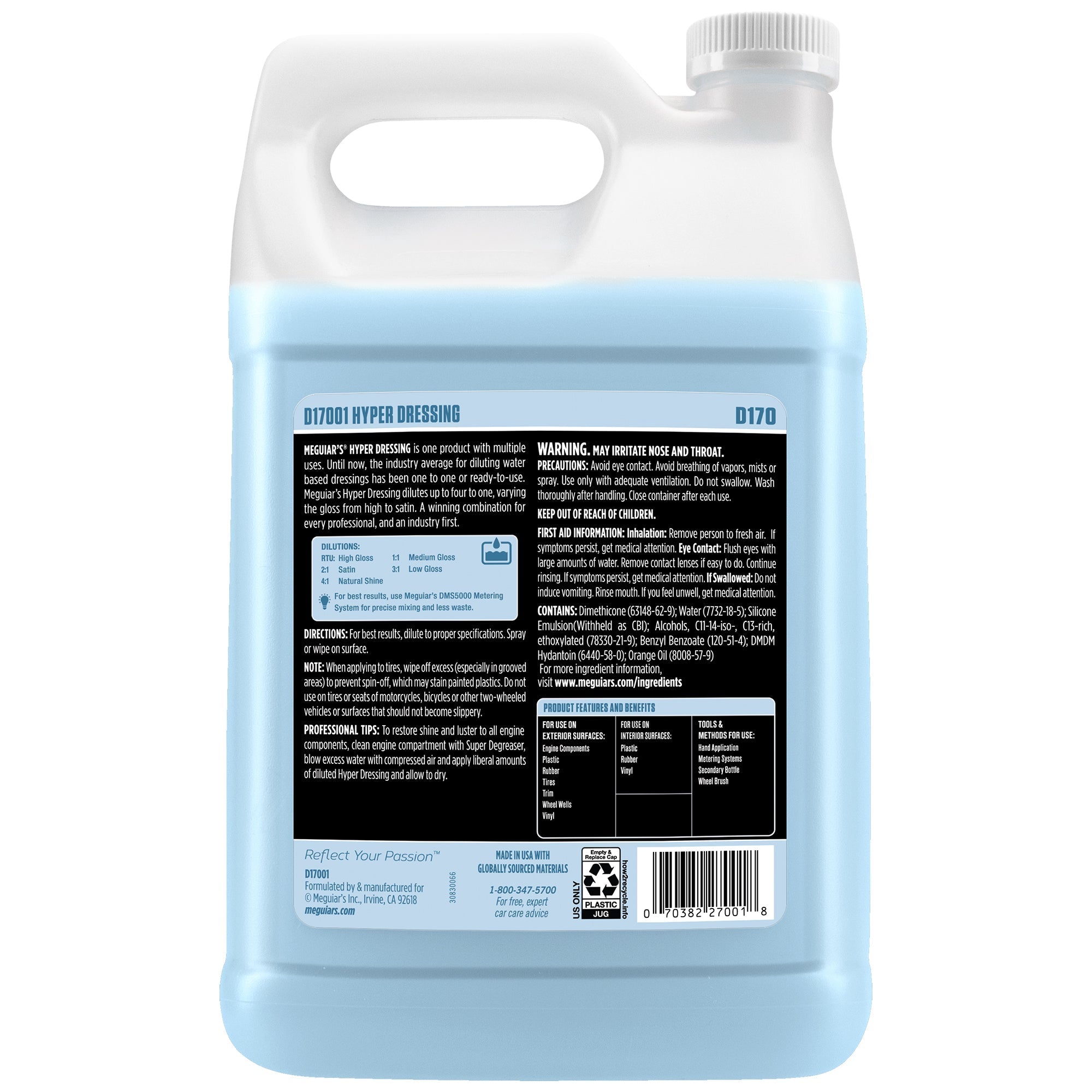 Meguiar's Hyper Dressing, D17001 - 1 gal.