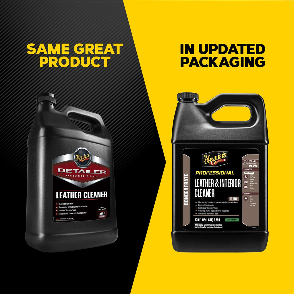 Meguiar's Leather & Interior Cleaner, D18101 - 1 gal.
