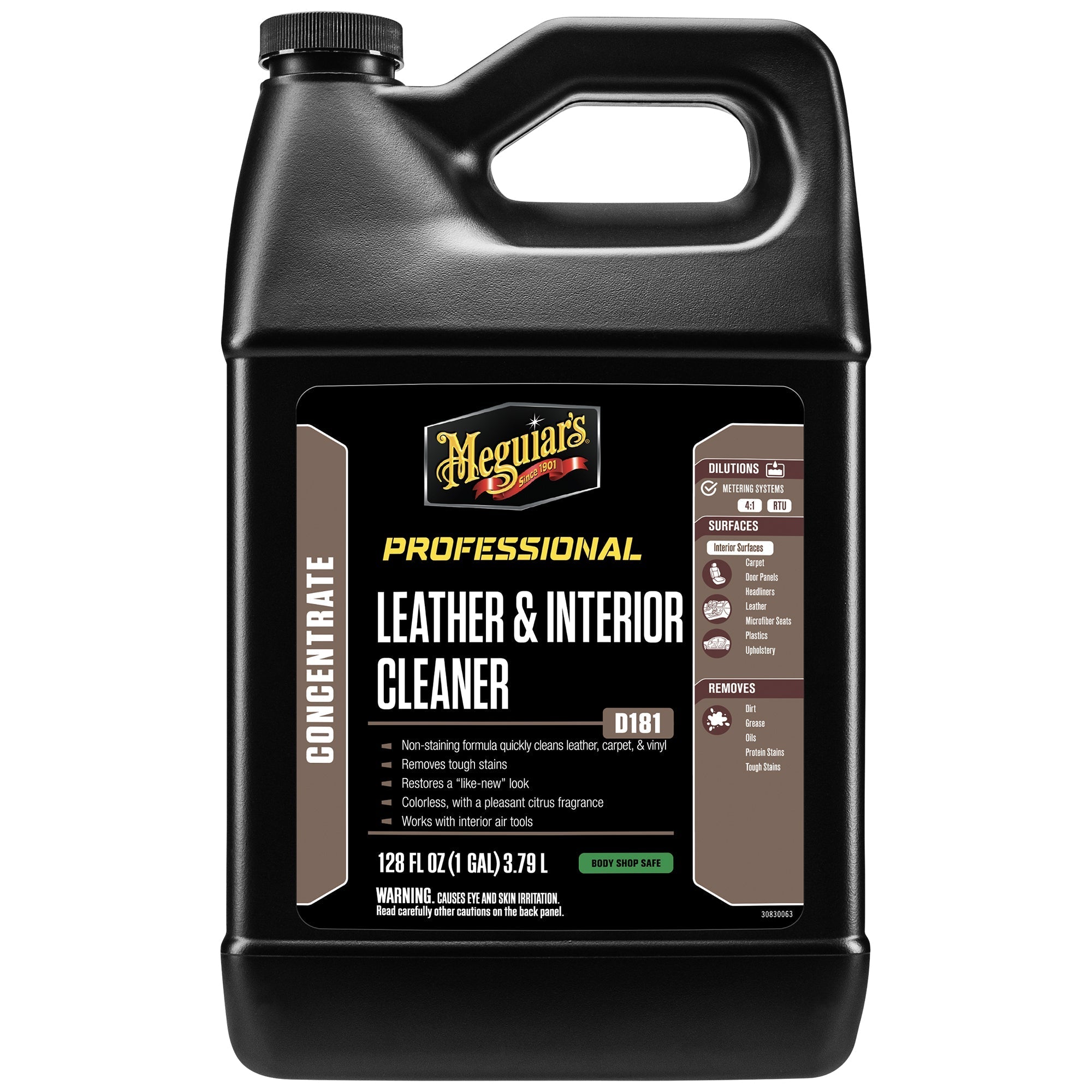 Meguiar's Leather & Interior Cleaner, D18101 - 1 gal.